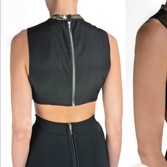 BEAU SOUCI SEQUIN CROP TOP - Picture 7 of 8